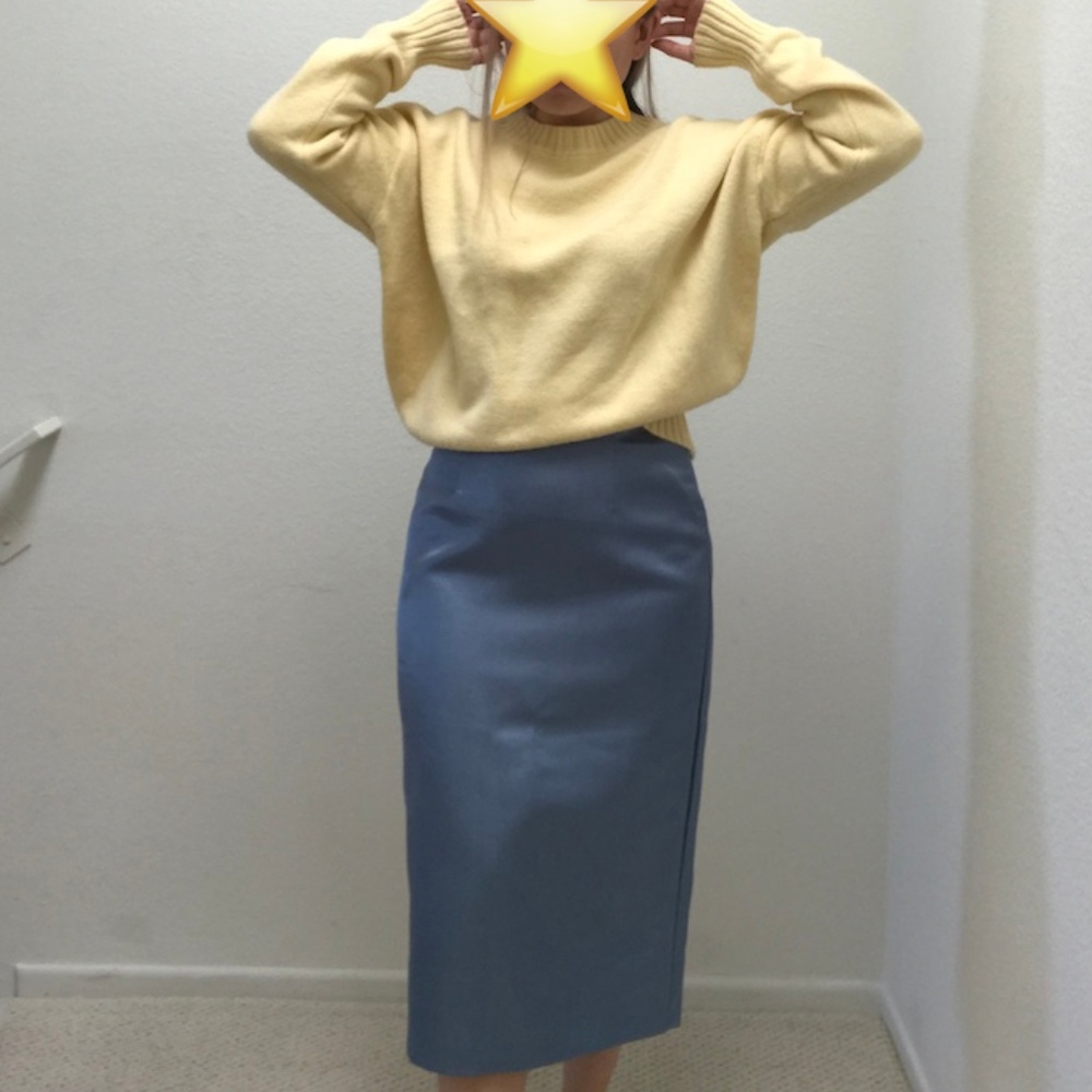 Stylenanda Silky Pencil Skirt